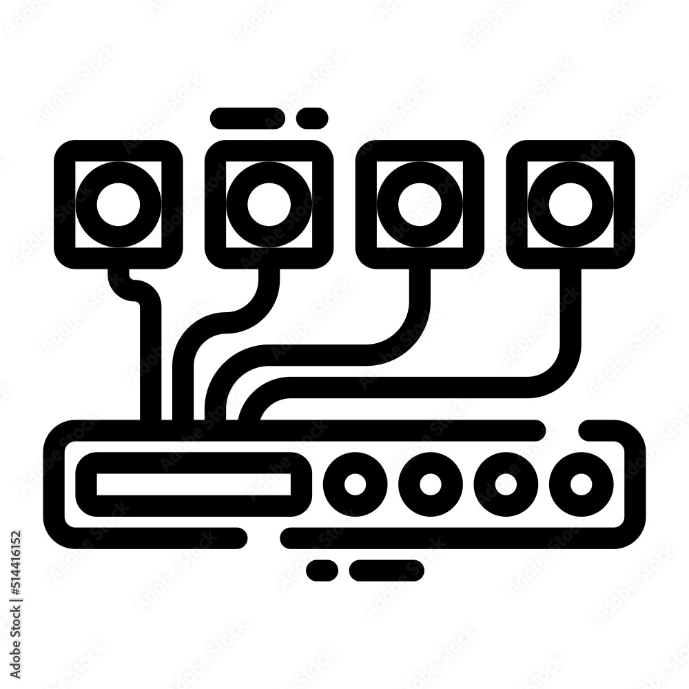Isolated CCTV Line SVG Free Vector Graphic Isolated CCTV Line SVG Free Vector Graphic