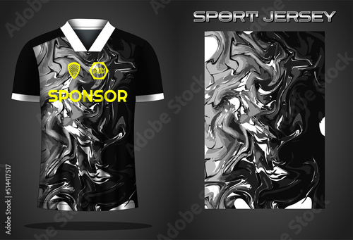 Soccer jersey sport shirt design template