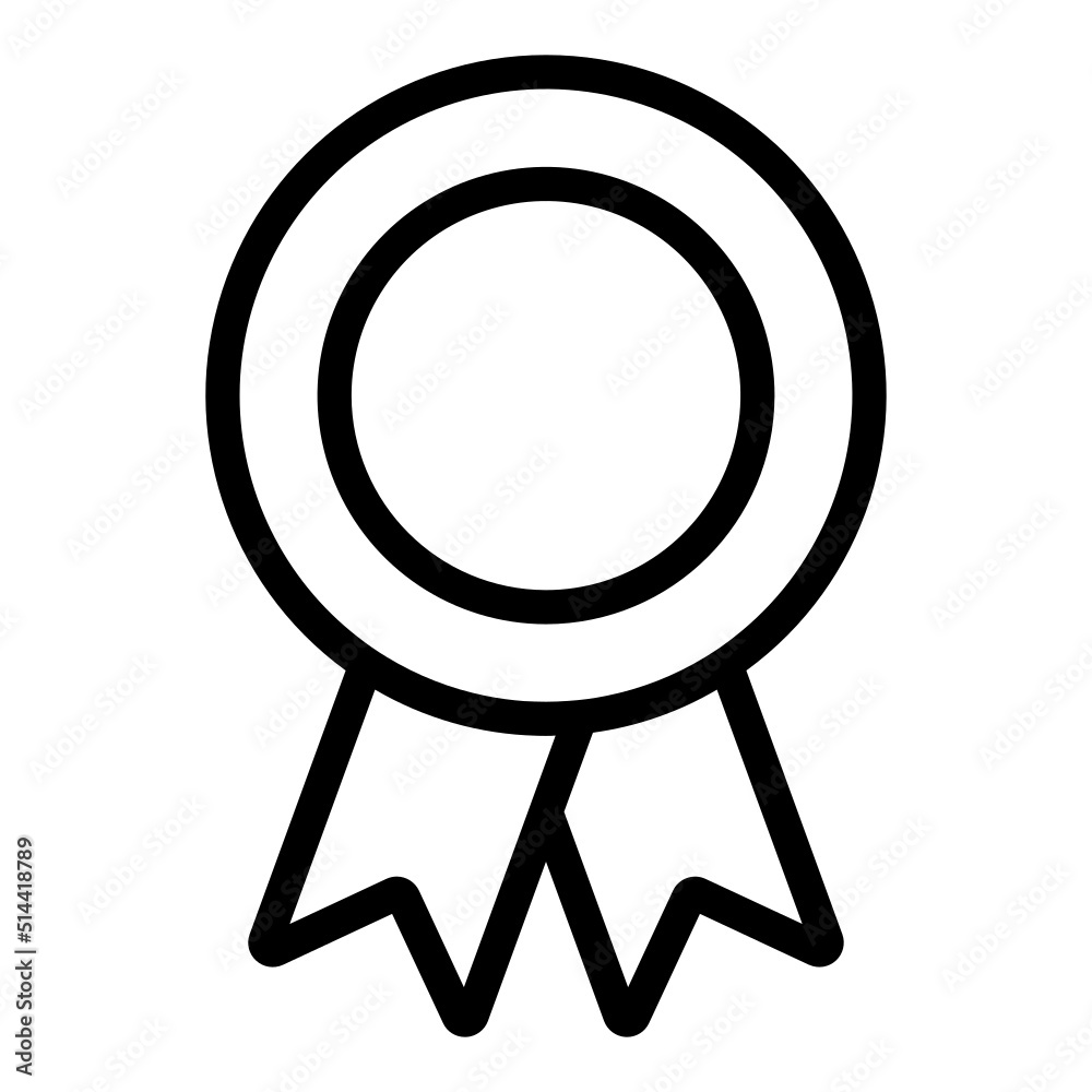 Isolated Award and Medal Line SVG Free Vector Graphic Isolated Award and Medal Line SVG Free Vector Graphic