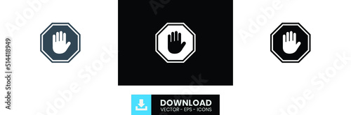 octagon STOP road sign outline icon, black octagon STOP road sign outline icon, white octagon STOP road sign outline icon, octagon STOP road sign icon.