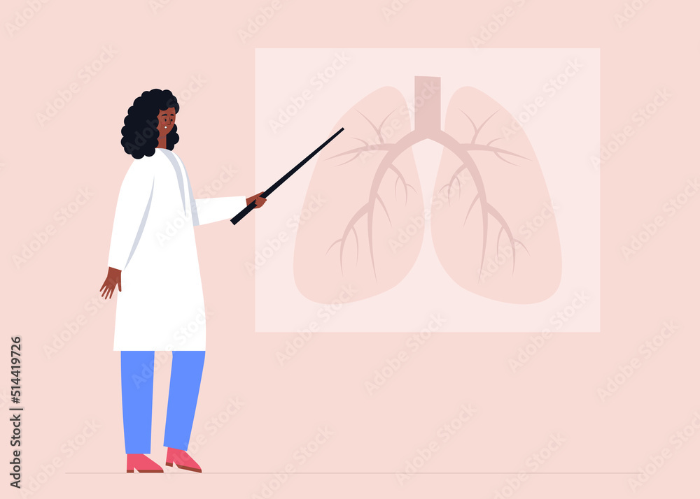 Pulmonology concept Pulmonology concept
