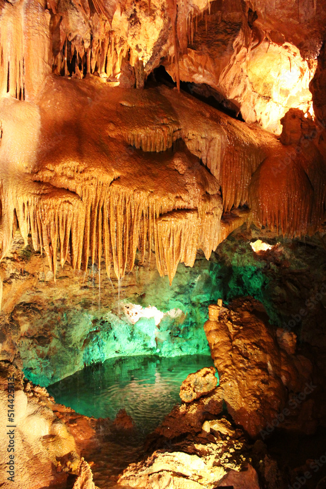 inside the cave