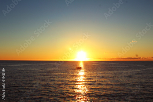 sunset over the sea © Cristiane