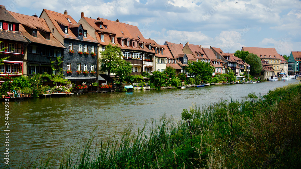 Regnitz und klein Venedig in Bamberg