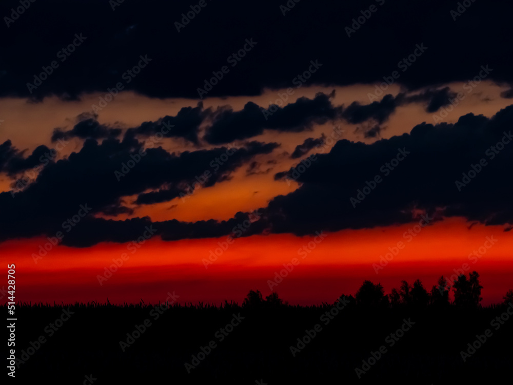 Fototapeta premium Sunset in the sky