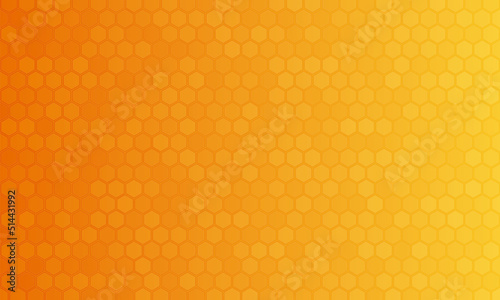 Abstract vector trendy orange hexagonal pattern. Modern polygonal background. Colorful mosaic.