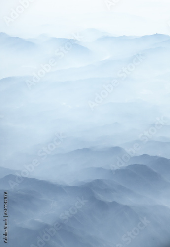 the mountain range of beijing China