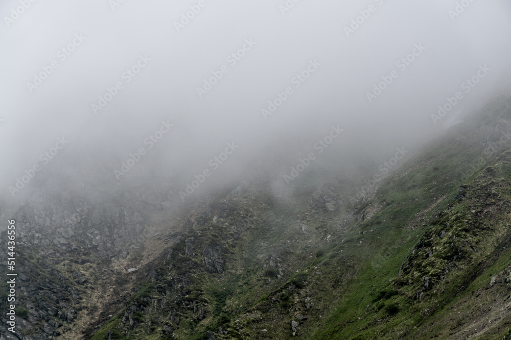 Chornohora Ridge in the mist