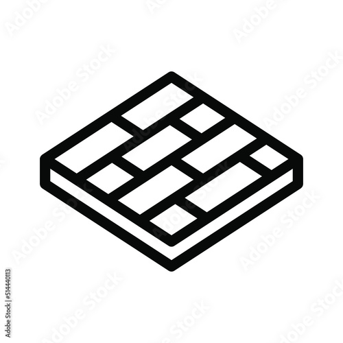 floor line icon illustration vector graphic