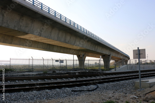 Railway line across Israel from north to south