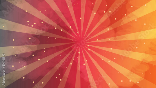 red star burst background