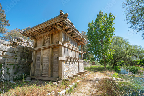 The remains of the ancient city of Limyra, are situated on the Kumluca-Finike road 11 km after Kumluca, in Zengerler village, and on the mountain hillsides to the Finike plain, Antalya