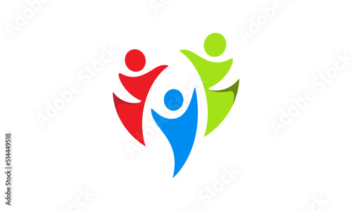 Kids club school group education logo design