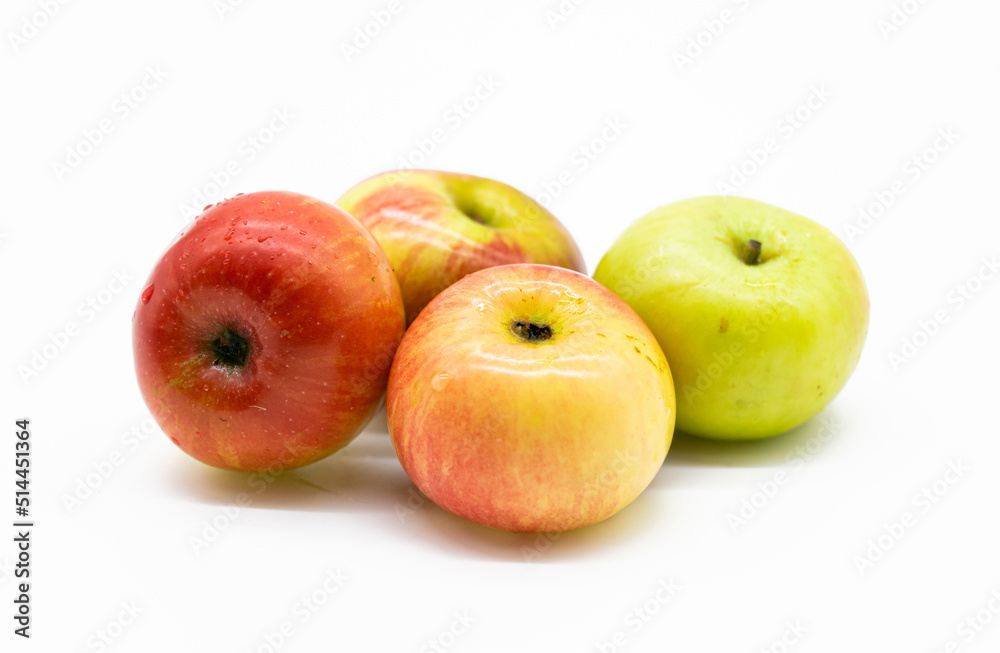 Group of ুুেৈাাূ apple isolate on white background. Group of ুুেৈাাূ apple isolate on white background.