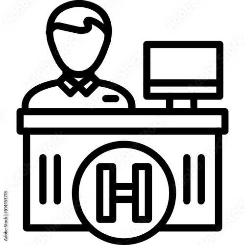 Hotel Reception Icon