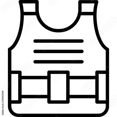 Bullet Proof Jacket Icon