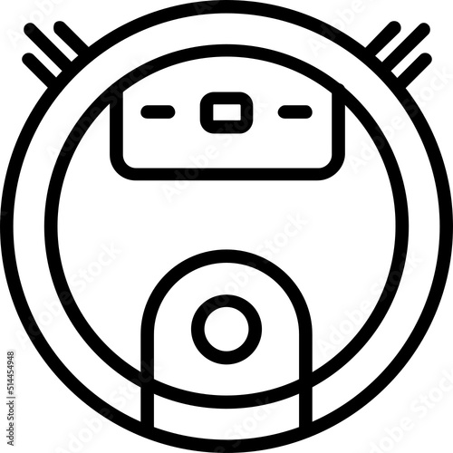 Robot Vacuum Cleaner Icon