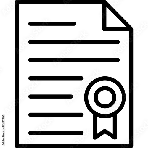 Certificate Icon