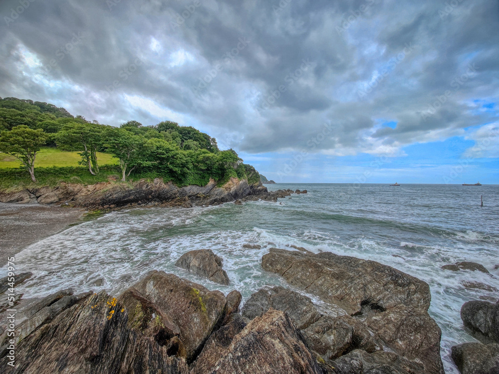 Obraz premium Combe Martin Beach