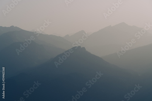 Fototapeta Naklejka Na Ścianę i Meble -  Bergpanorama in den bayerischen Alpen, Allgäu