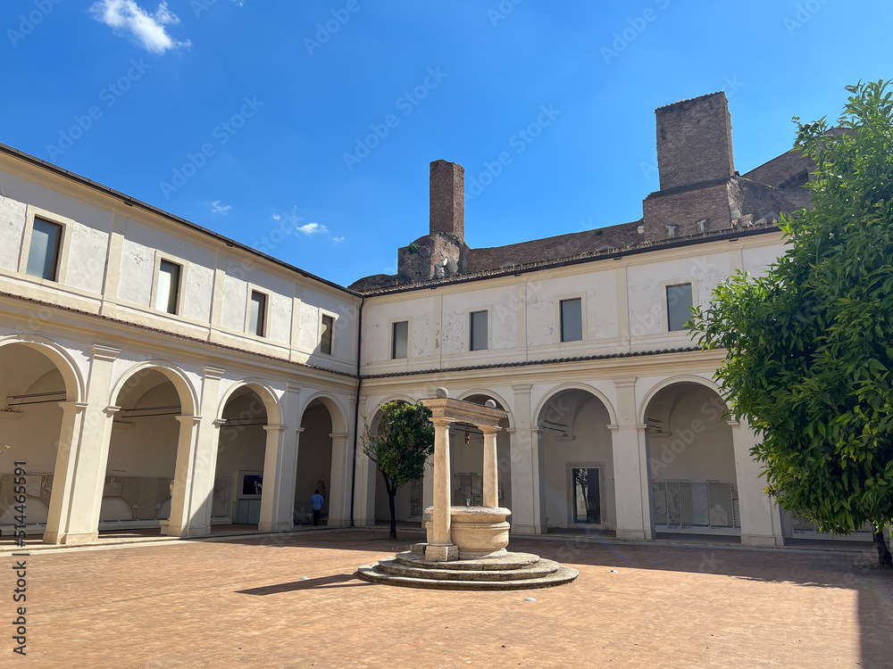 The ancient baths of Diocletian, Rome