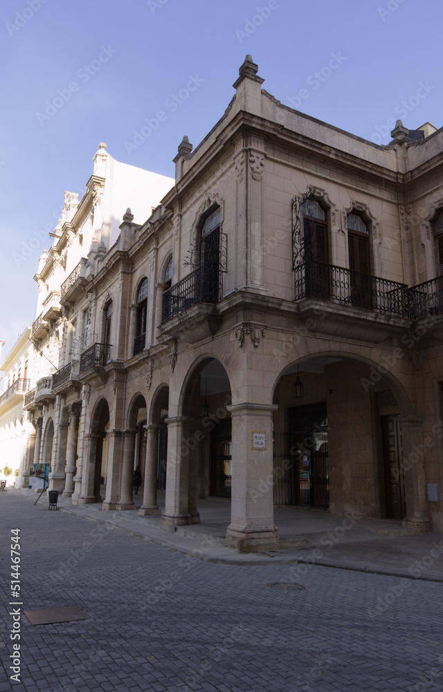 Ancient colonial palace in Havana, Cuba