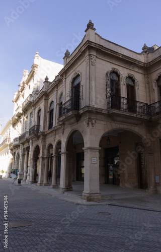 Ancient colonial palace in Havana  Cuba