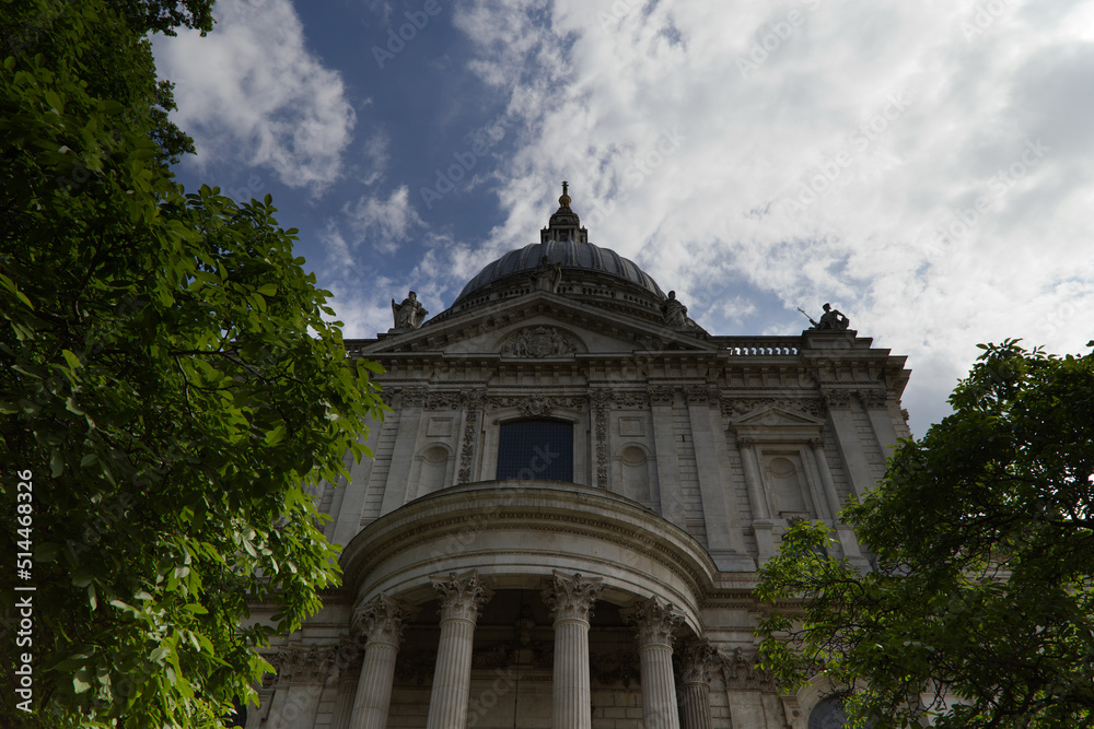 The dome of St Paul's Cathedral, London