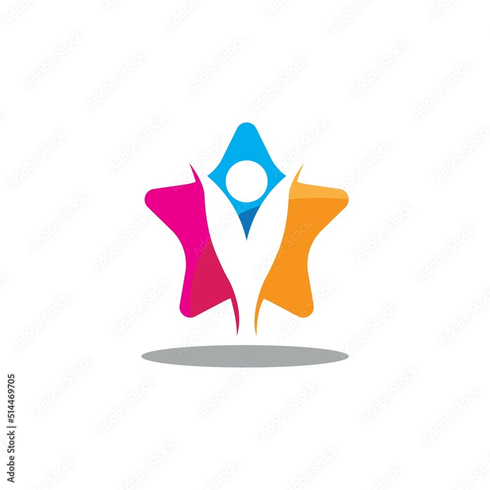 Star icon template vector Star icon template vector