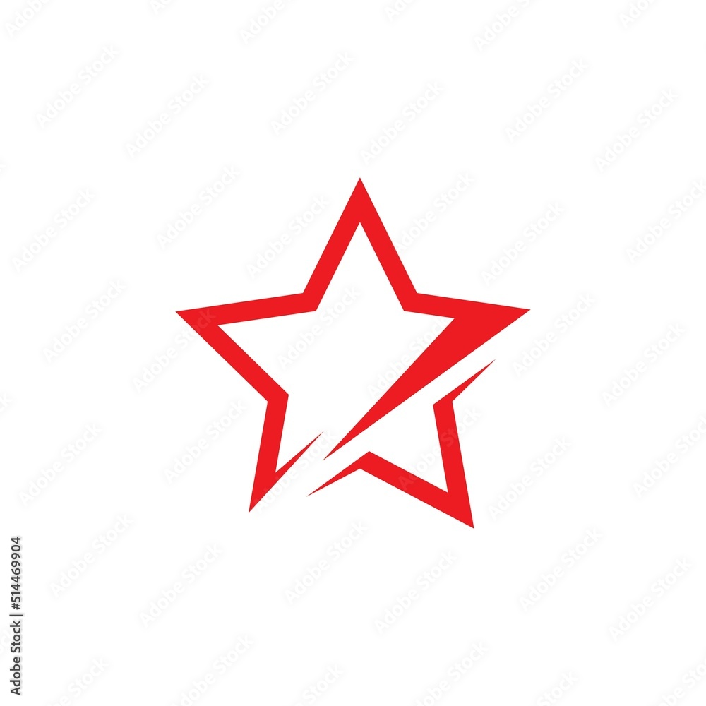 Obraz premium Star icon template vector