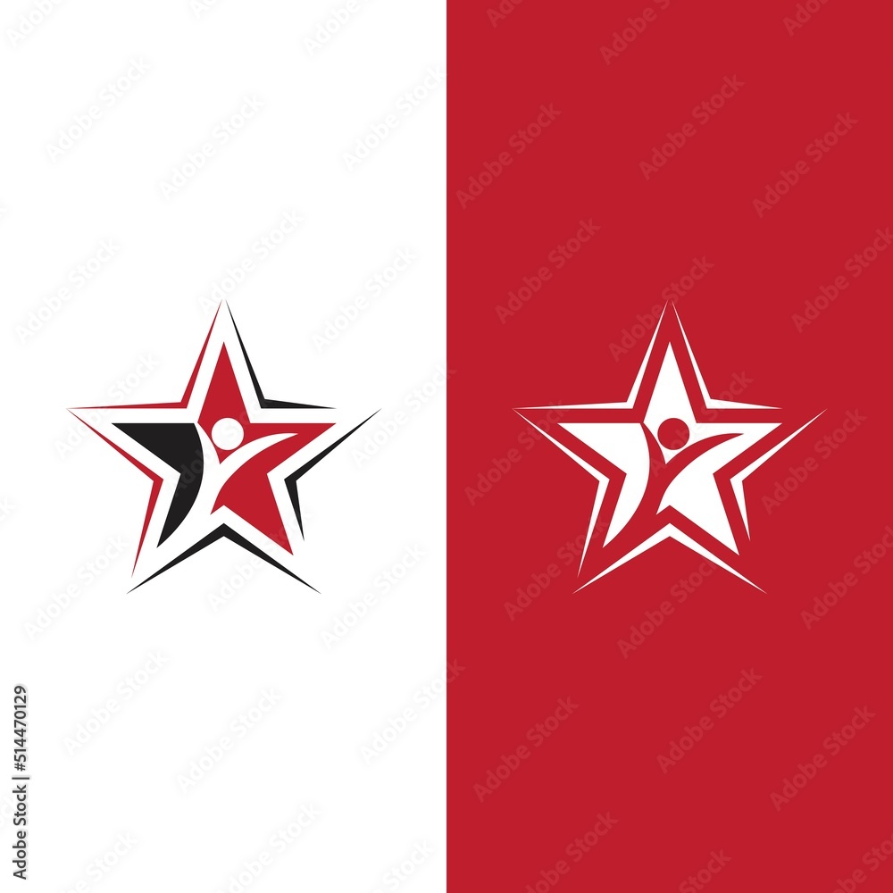 Star icon template vector Star icon template vector