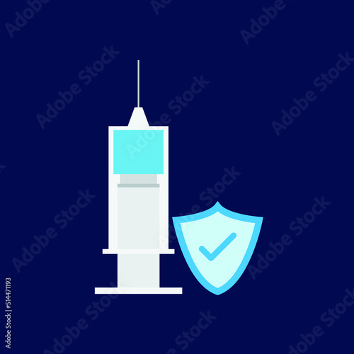 syringe vaccination safety assurances icon