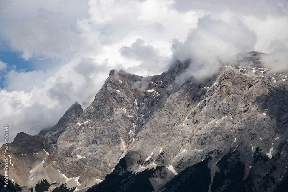 Mountain Zugspitze, Bavaria Alps, Germany