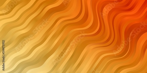 Light Orange vector template with lines.