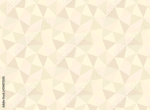 淡いベージュ色のポリゴン背景