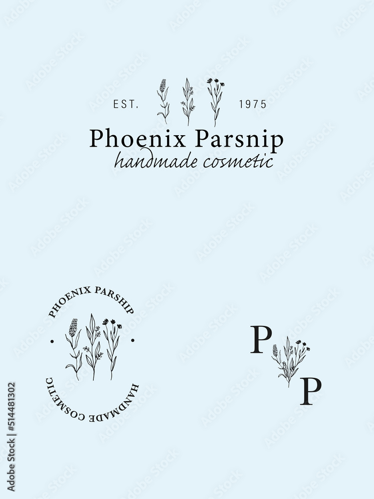 Line Drawing Floral Logo with Flowers and Plants. Logo for spa and beauty salon, boutique, organic shop, wedding, floral designer, interior, photography, cosmetic. Floral element. Vector
Line Drawing Floral Logo with Flowers and Plants. Logo for spa and beauty salon, boutique, organic shop, wedding, floral designer, interior, photography, cosmetic. Floral element. Vector