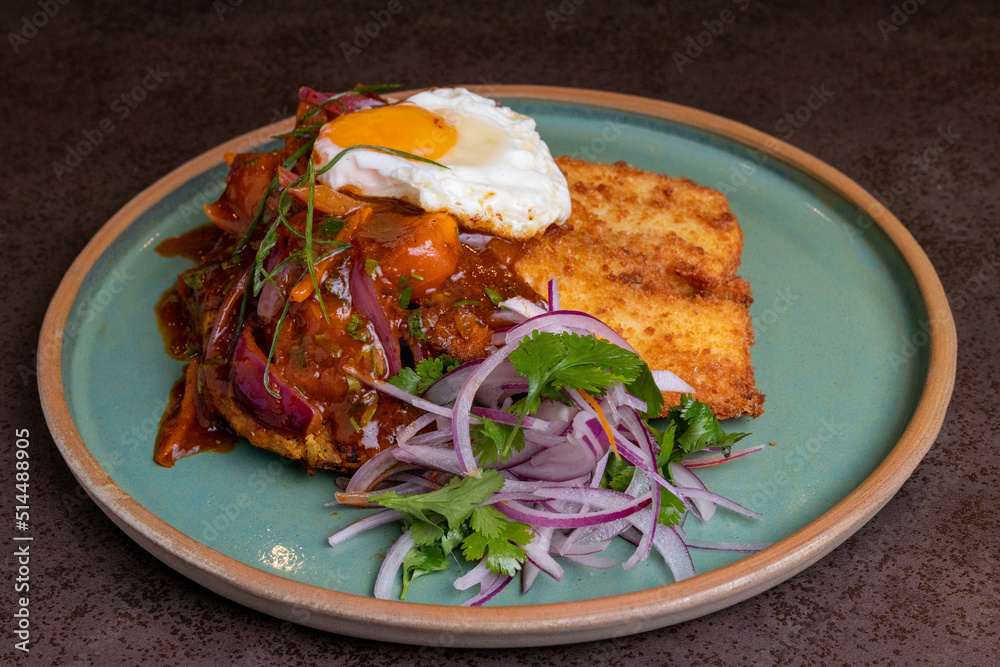 Fried fish with egg Fried fish with egg
