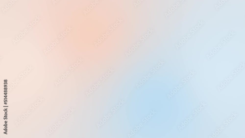 Demure pink and diluted blue gradient motion background loop. Moving colorful blurred animation. Soft color transitions. 