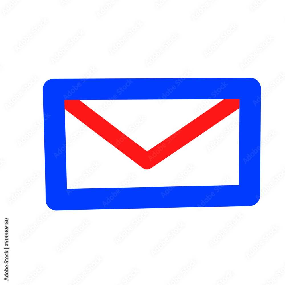 envelope isolated on white background envelope isolated on white background