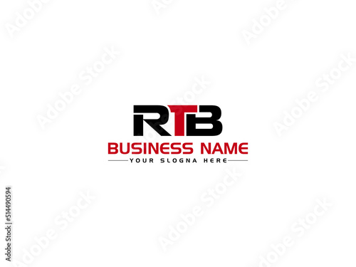 Typography RTB Logo Icon, Creative RT r t b Logo Letter Vector Art With Colorful Three Letter Unique Design For Business photo