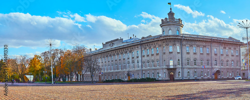 Panorama of Chernihiv Regional State Administration, Krasna Square, Chernihiv, Ukraine photo