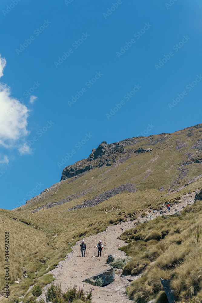 Panorama of a mountain landscape in mexico Panorama of a mountain landscape in mexico