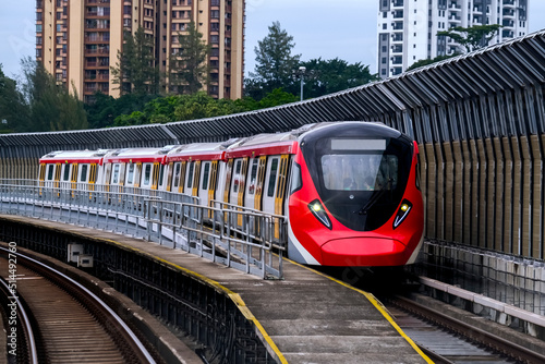 Canvas Print Malaysia Mass Rapid Transit (MRT) Putrajaya Line train