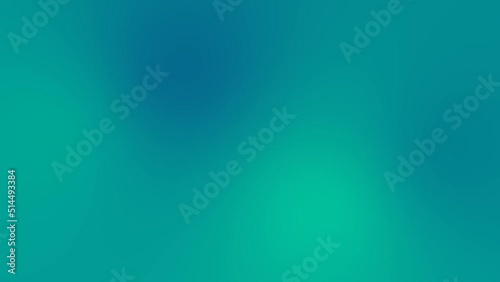 Pure light blue, jade shard, persian green and caribbean green gradient motion background loop. Moving colorful blurred animation. Soft color transitions. 