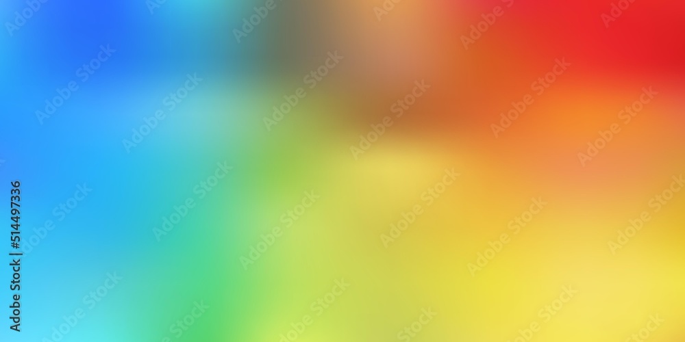 Light blue, yellow vector gradient blur texture.