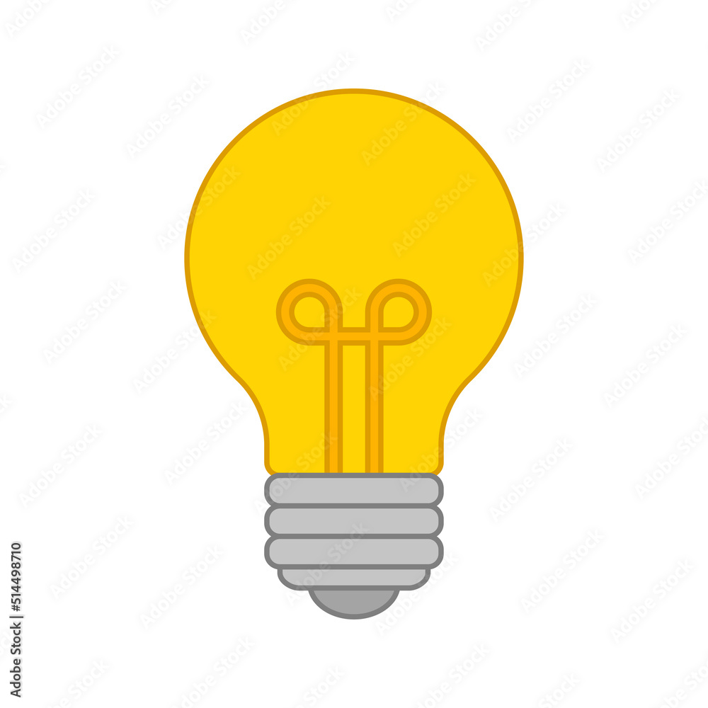 Bulb isolated on white background Bulb isolated on white background