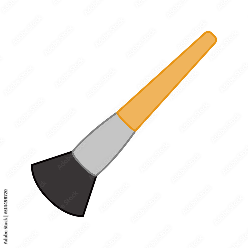 Paintbrush isolated on white background Paintbrush isolated on white background