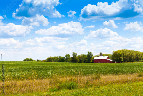 American Countryside in Summer Time