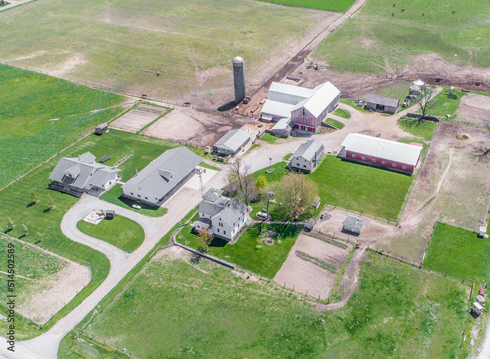 Fototapeta premium Amish farm