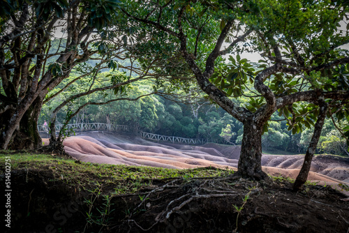The most famous tourist place of Mauritius - earth of seven colors